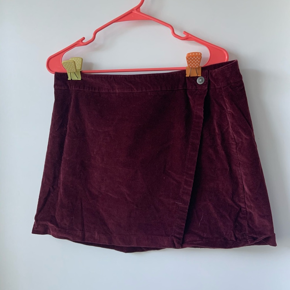 Cord Mini Skirt